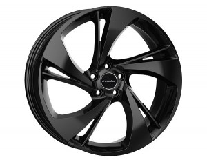 Light alloy wheel set Heli Star Black Design 19"